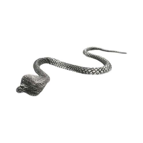 XCSORN050 English Made Pewter Long Snake Figurine Ornament