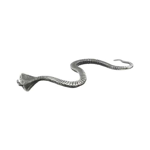 XCSORN050 English Made Pewter Long Snake Figurine Ornament