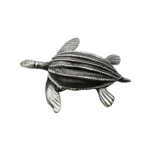 XCSORN054 English Made Pewter Sea Turtle Figurine Ornament