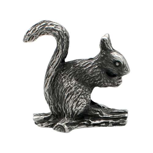 XCSORN058 English Made Pewter Squirrel Figurine Ornament