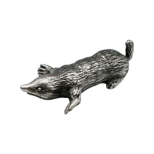 XCSORN061 English Made Pewter Mole Figurine Ornament