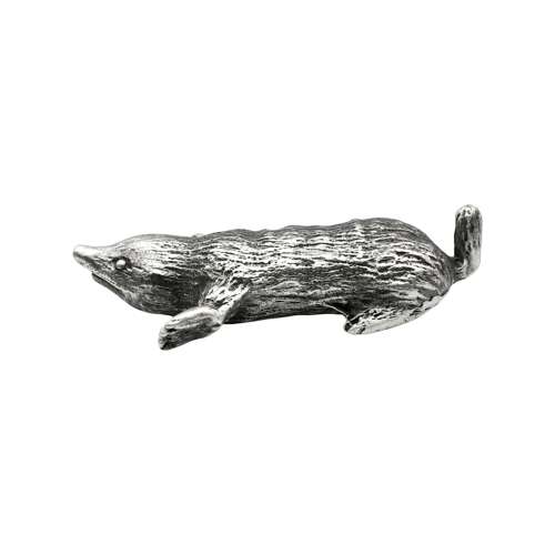 XCSORN061 English Made Pewter Mole Figurine Ornament
