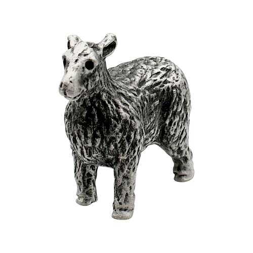 XCSORN074 English Made Pewter Farm Yard Sheep Figurine Ornament