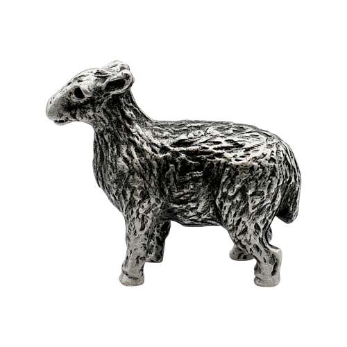 XCSORN074 English Made Pewter Farm Yard Sheep Figurine Ornament