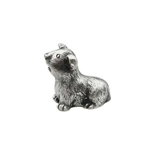 XCSORN085 English Made Pewter Guinea Pig Figurine Ornament