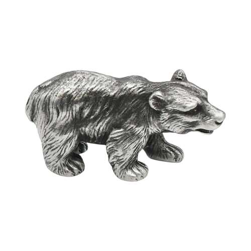 XCSORN100 English Made Pewter Bear Figurine Ornament
