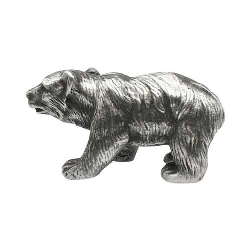 XCSORN100 English Made Pewter Bear Figurine Ornament