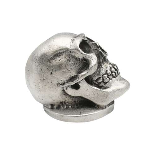 XDHORN0511 English Made Pewter Skull Ornament