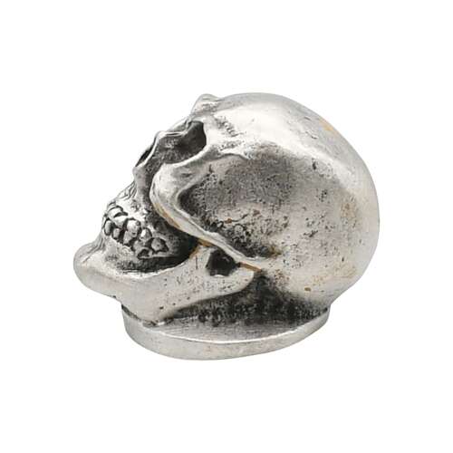 XDHORN0511 English Made Pewter Skull Ornament