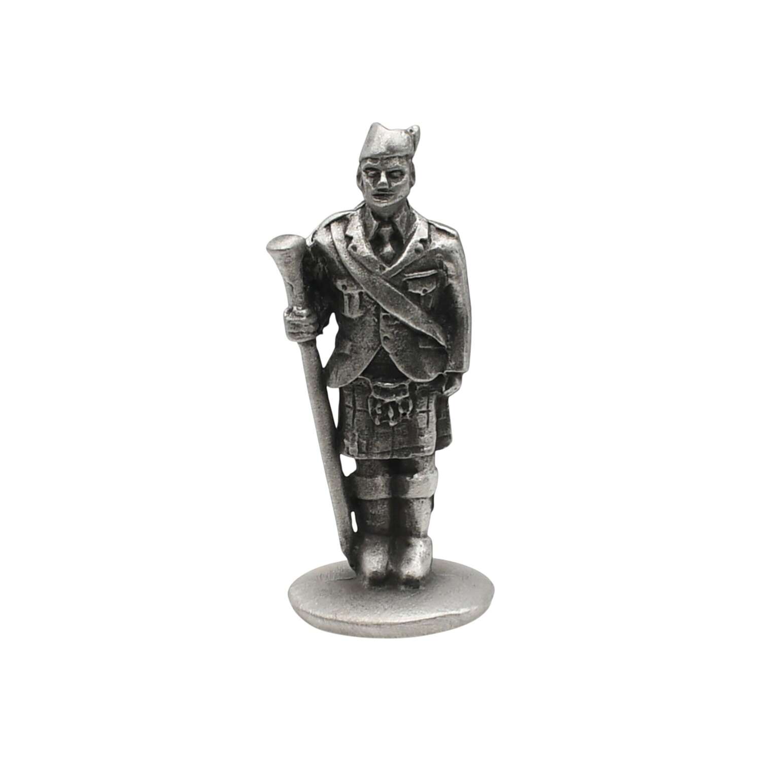 XDHORN0913 English Made Pewter Drum Major Ornament