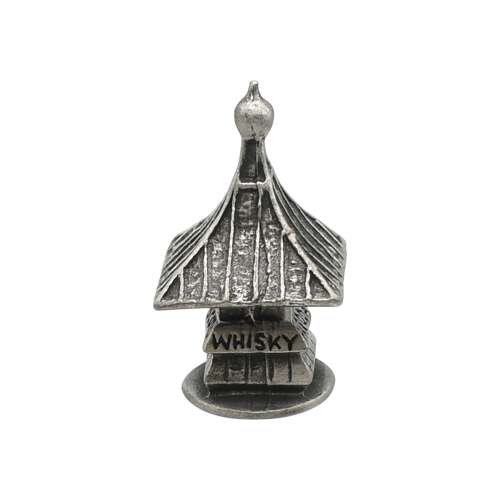 XDHORN0937 English Made Pewter Whisky Pagoda Ornament