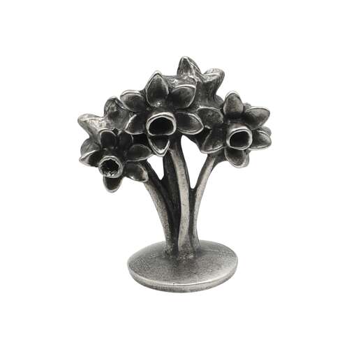 XDHORN0944 English Made Pewter Daffodils Ornament