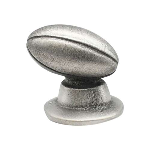 XDHORN0829 English Made Pewter Rugby Ball Ornament