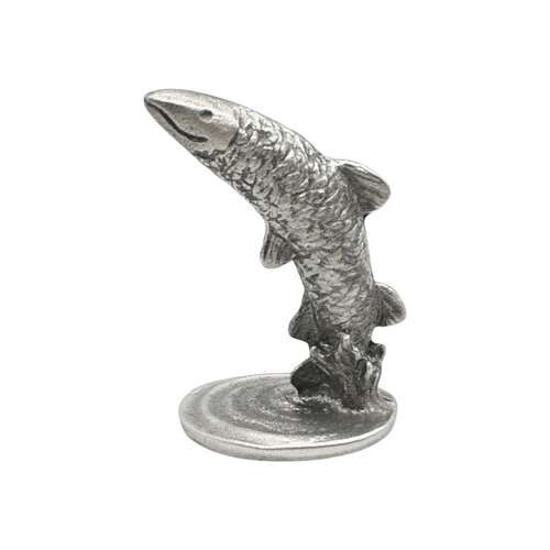 XDHORN0925 English Made Pewter Salmon Ornament