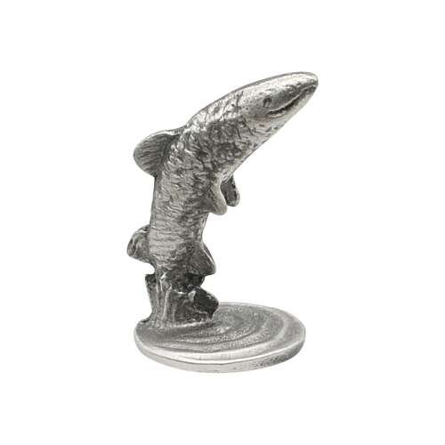 XDHORN0925 English Made Pewter Salmon Ornament