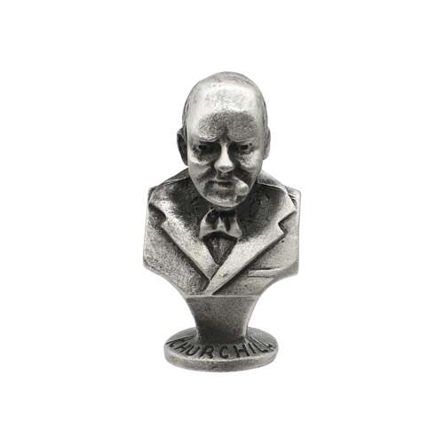 XDHORN1020 English Made Pewter Churchill Ornament