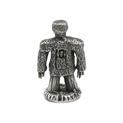 XDHORN0543 English Made Pewter Wicker Man Ornament