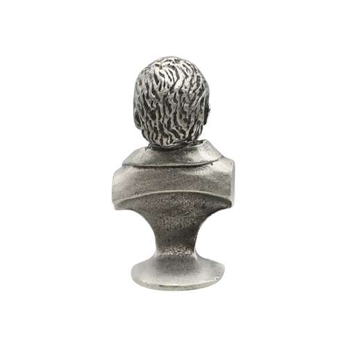 XDHORN1019 English Made Pewter Burns Ornament