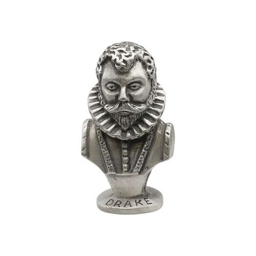 XDHORN1022 English Made Pewter Drake Ornament