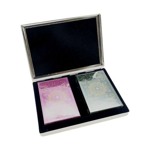 XCGA010-XDHCC0645 Templar Seal Design Polished Silver Card Set