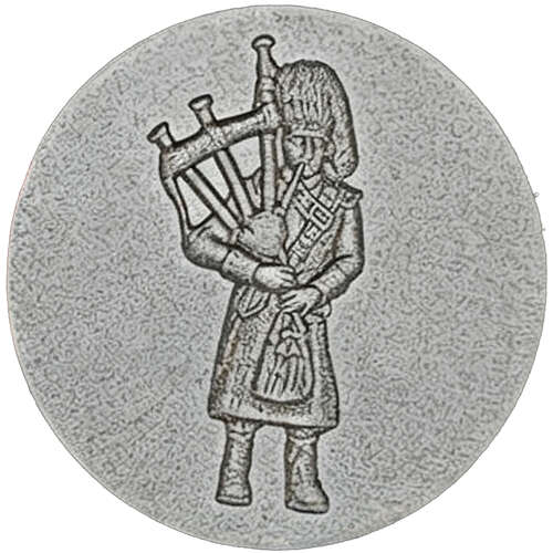 XDHWS018 Pewter Piper Wax Seal With Wooden Handle & Wax Sticks
