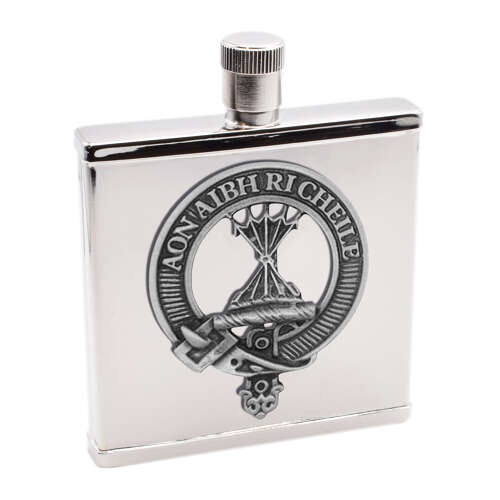 XWI2248 - XDHCB007 Cameron Clan Design 2oz Hip Flask