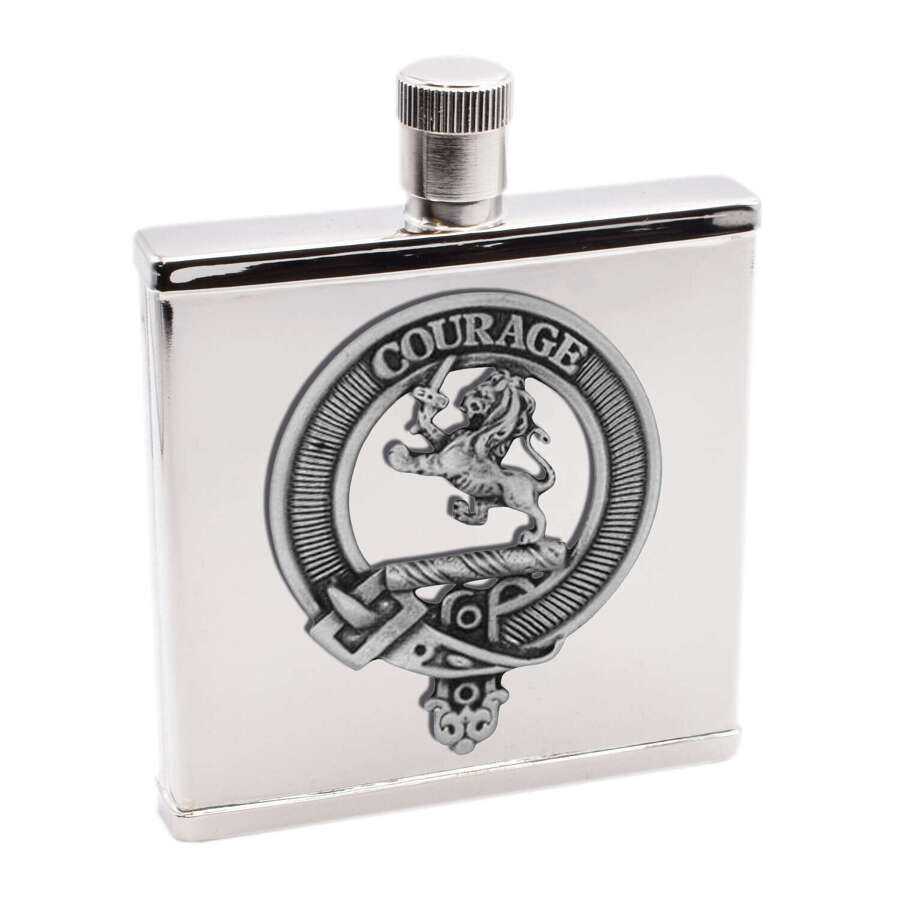 XWI2248 - XDHCB014 Cumming Clan Design 2oz Hip Flask