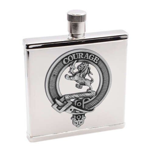 XWI2248 - XDHCB014 Cumming Clan Design 2oz Hip Flask