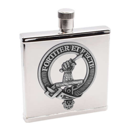 XWI2248 - XDHCB020 Elliot Clan Design 2oz Hip Flask