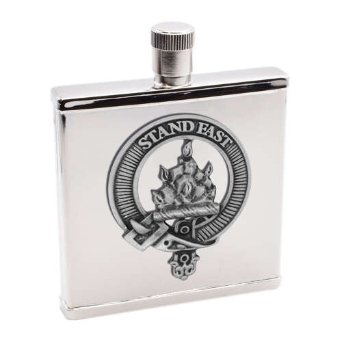 XWI2248 - XDHCB031 Grant Clan Design 2oz Hip Flask