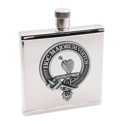 XWI2248 - XDHCB046 Logan Clan Design 2oz Hip Flask