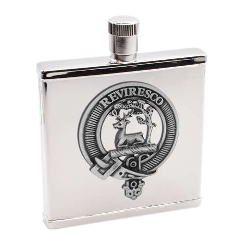 XWI2248 - XDHCB048 Maxwell Clan Design 2oz Hip Flask