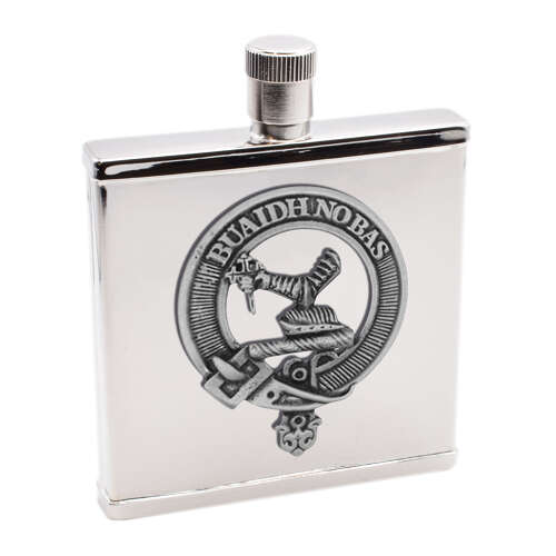XWI2248 - XDHCB061 MacDougall Clan Design 2oz Hip Flask