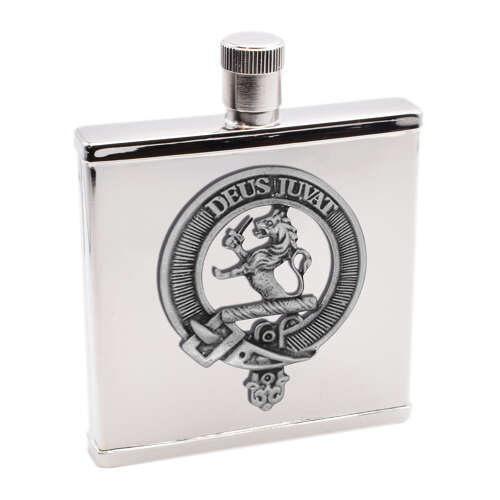 XWI2248 - XDHCB062 MacDuff Clan Design 2oz Hip Flask
