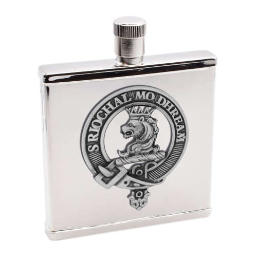 XWI2248 - XDHCB066 MacGregor Clan Design 2oz Hip Flask