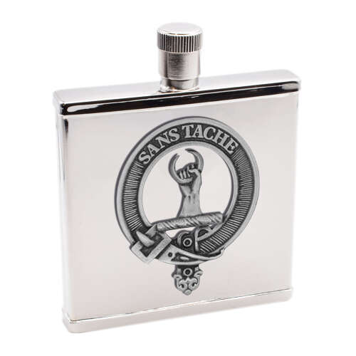 XWI2248 - XDHCB085 Napier Clan Design 2oz Hip Flask