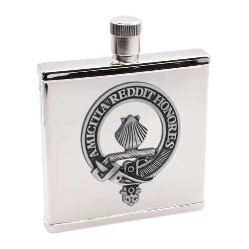 XWI2248 - XDHCB089 Pringle Clan Design 2oz Hip Flask
