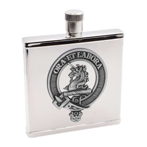 XWI2248 - XDHCB090 Ramsey Clan Design 2oz Hip Flask