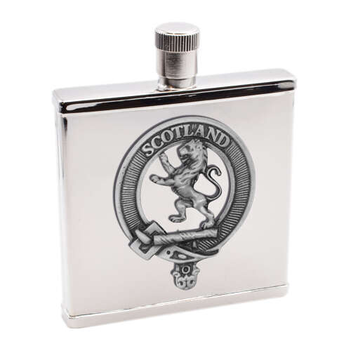 XWI2248 - XDHCB105 Scotland Lion Clan Design 2oz Hip Flask